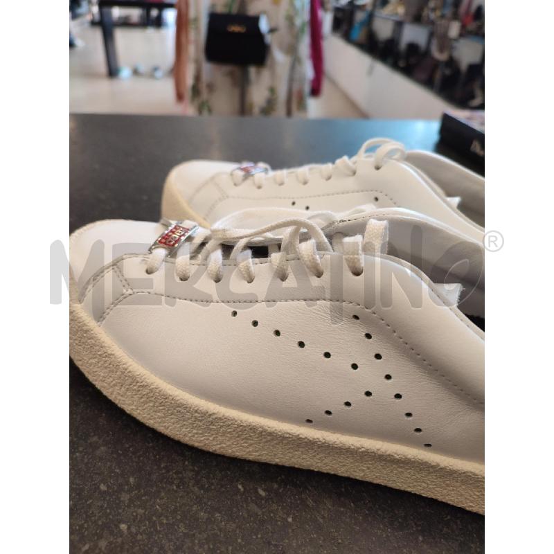 SNEAKERS DONNA BIANCHE ROSSE KENZO+SCATOLA | Mercatino dell'Usato Roma montemario 4
