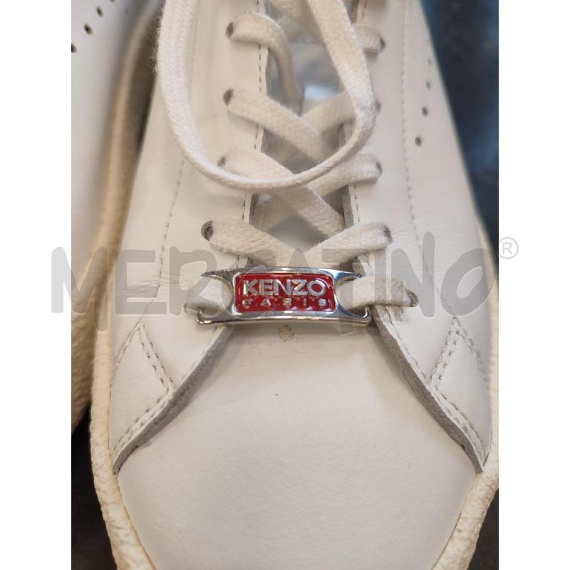 SNEAKERS DONNA BIANCHE ROSSE KENZO+SCATOLA | Mercatino dell'Usato Roma montemario 5