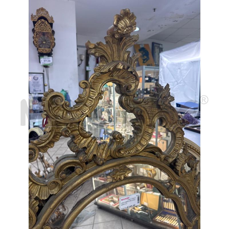 SPECCHIERA ORO STILE BAROCCO | Mercatino dell'Usato Roma montemario 2