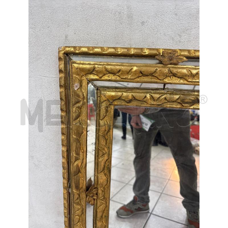 SPECCHIO LEGNO DORATO | Mercatino dell'Usato Roma montemario 2