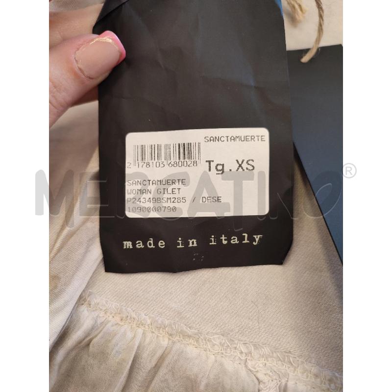 SPOLVERINO DONNA BEIGE SANCTAMUERTE  | Mercatino dell'Usato Roma montemario 2