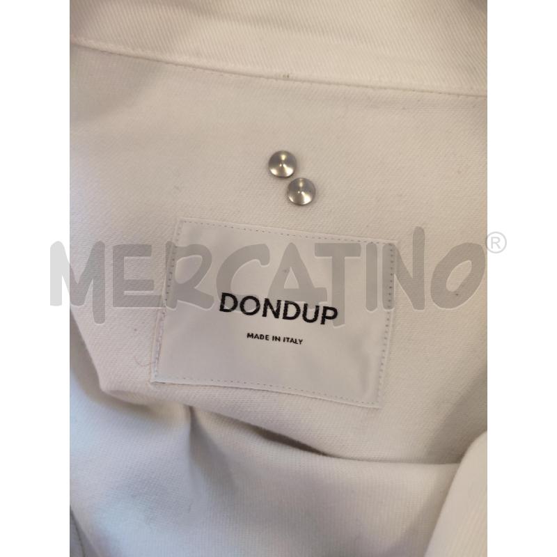 SPOLVERINO DONNA BIANCO DONDUO JEANS FRANGETTE | Mercatino dell'Usato Roma montemario 2
