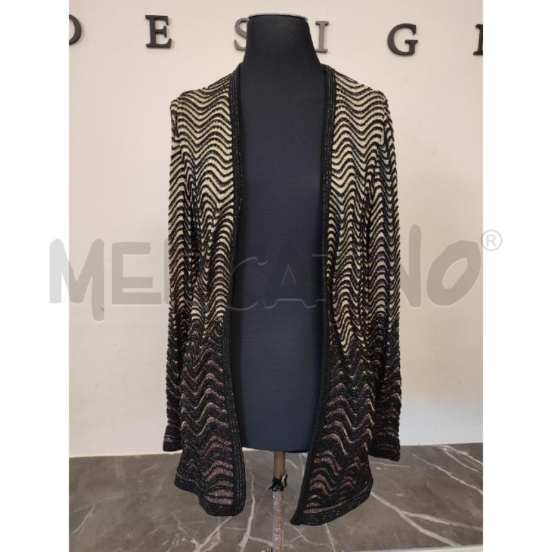 SPOLVERINO DONNA NERO DORATO MISSONI | Mercatino dell'Usato Roma montemario 1
