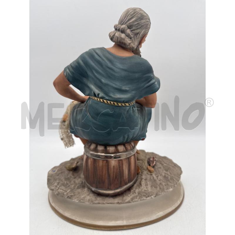 STATUA CAPODIMONTE PESCATORE | Mercatino dell'Usato Roma montemario 2
