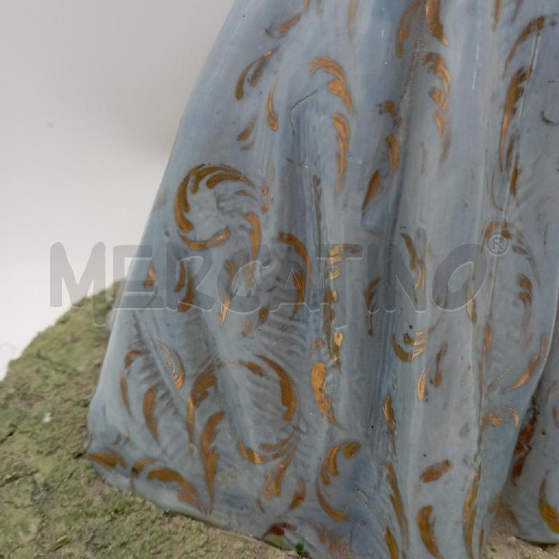 STATUA L FABRIS DAMA VESTITO BLU DA RIV | Mercatino dell'Usato Roma montemario 4