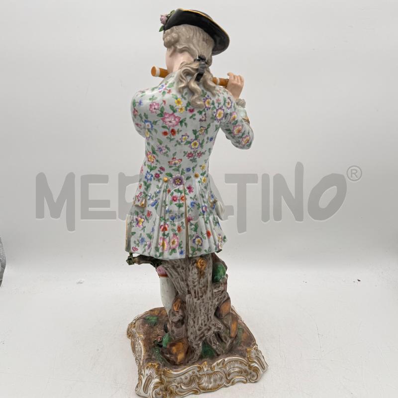 STATUA MEISSEN SUONATORE DI FLAUTO | Mercatino dell'Usato Roma montemario 4