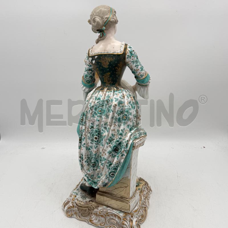 STATUA MEISSEN SUONATRICE DI MANDOLINO | Mercatino dell'Usato Roma montemario 2
