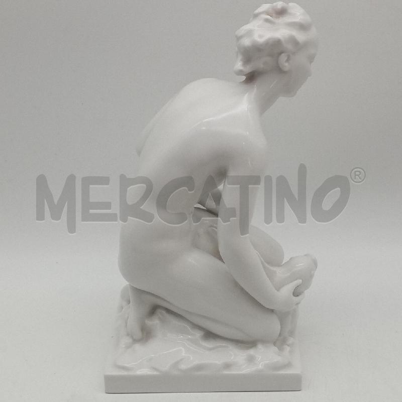 STATUA PORCELLANA KPM NUDO DONNA PESCE | Mercatino dell'Usato Roma montemario 2