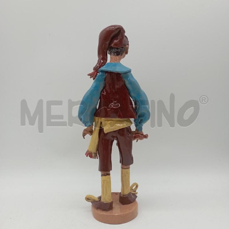 STATUA TERRAC UOMO SCIACCA VESTITO BLU | Mercatino dell'Usato Roma montemario 2