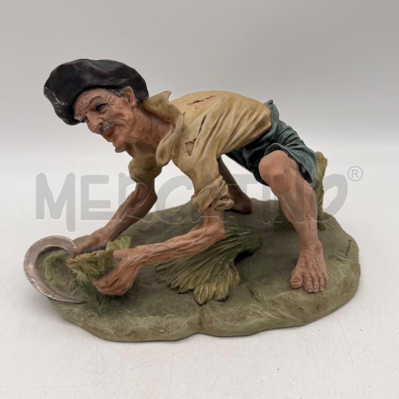 STATUA  CAPODIMONTE LAMAGNA UOMO  | Mercatino dell'Usato Roma montemario 1