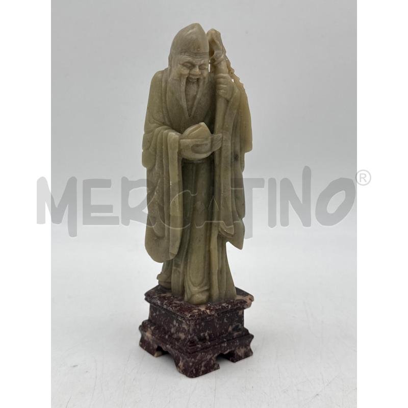 STATUETTA ONICE VERDE SAGGIO | Mercatino dell'Usato Roma montemario 1