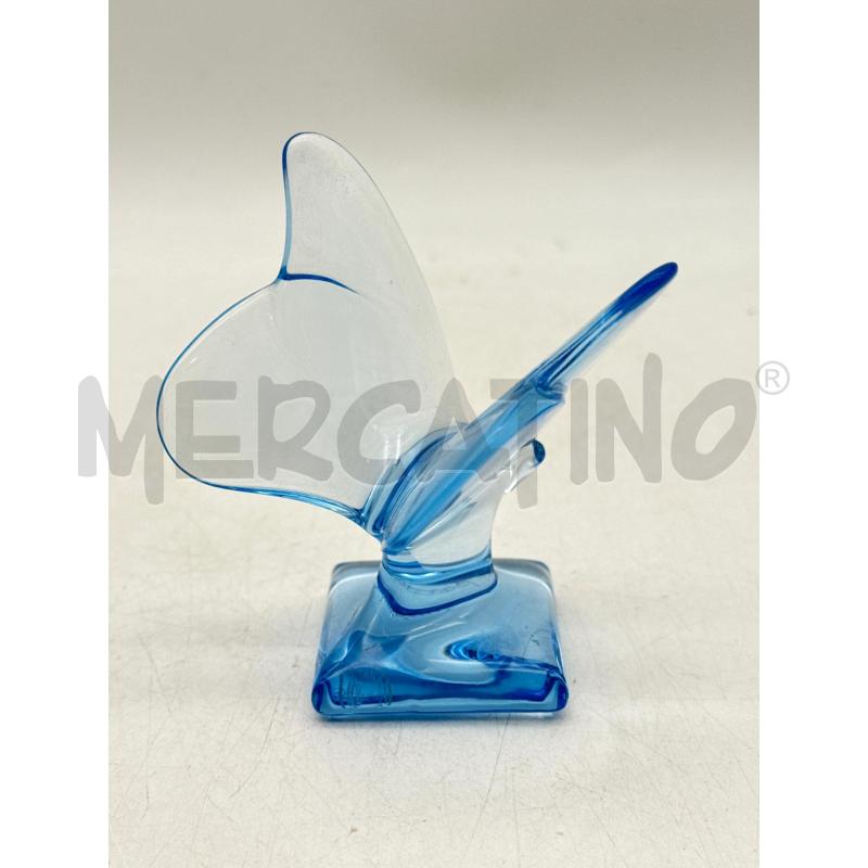 STATUINA BACCARAT FARFALLA BLU | Mercatino dell'Usato Roma montemario 2