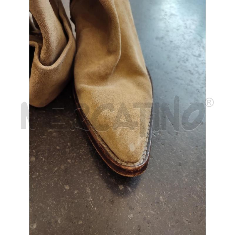 STIVALI DONNA BEIGE ERMANNO SCERVINO PUNTA  | Mercatino dell'Usato Roma montemario 2