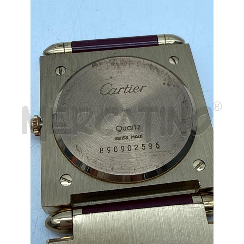 SVEGLIA CARTIER ROSSO DOR N ROMANI | Mercatino dell'Usato Roma montemario 3