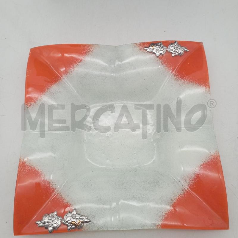 SVUOTA TASCHE VETRO ARANC FIORI ARG | Mercatino dell'Usato Roma montemario 2