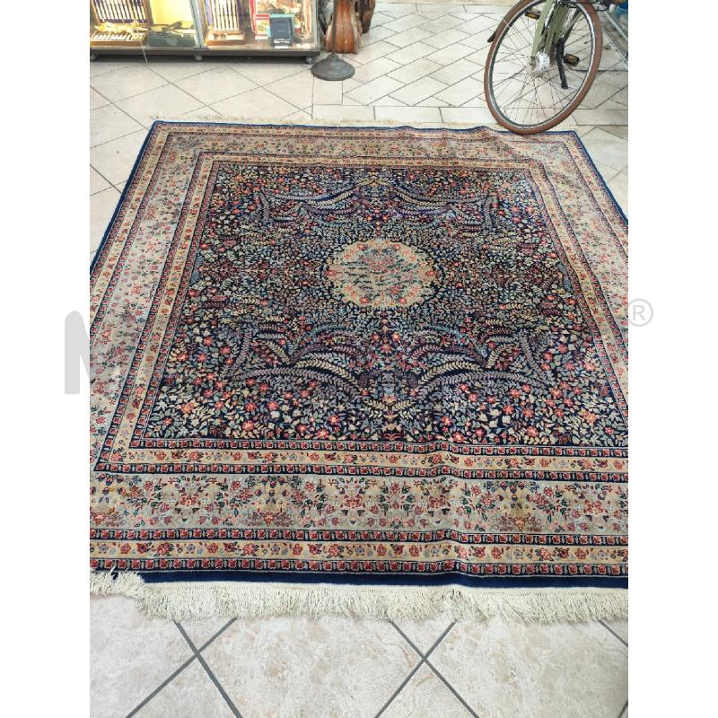 TAPPETO ARTIG BLU FIORI QUADRATO GRANDE | Mercatino dell'Usato Roma montemario 1