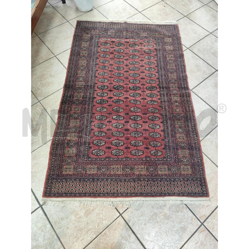 TAPPETO BUKHARA ROSA BEIGE 205X105 | Mercatino dell'Usato Roma montemario 1