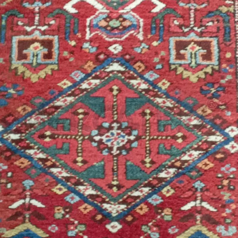 TAPPETO GUIDA ROSSA CROCI ESAGONI B BLU BEIGE | Mercatino dell'Usato Roma montemario 3