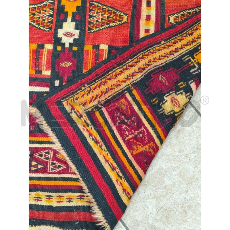 TAPPETO KILIM ARANCIO 240X135 | Mercatino dell'Usato Roma montemario 4