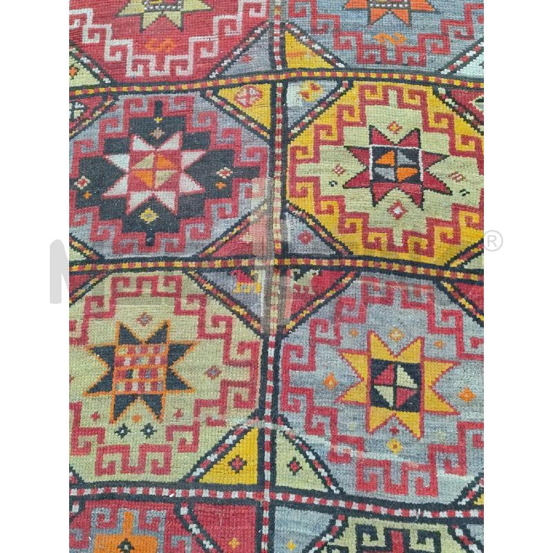 TAPPETO KILIM ARANCIO MARRONE | Mercatino dell'Usato Roma montemario 2