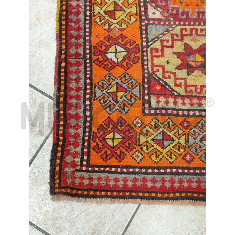 TAPPETO KILIM ARANCIO MARRONE | Mercatino dell'Usato Roma montemario 3