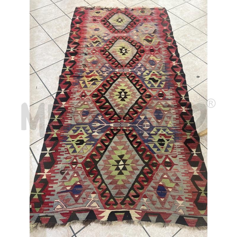 TAPPETO KILIM D'EPOCA 280X130 | Mercatino dell'Usato Roma montemario 1
