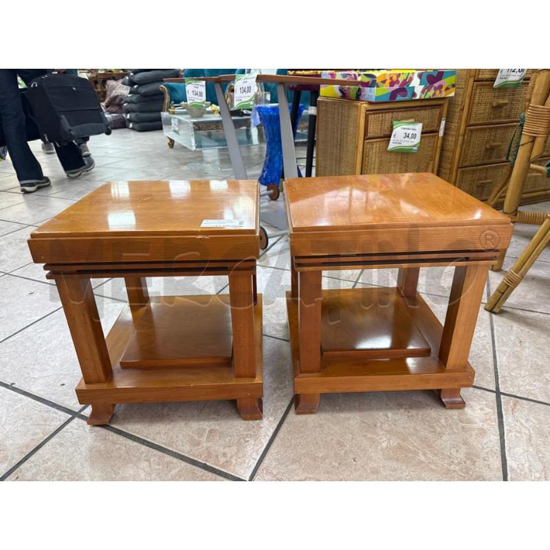 TAVOLINI COPPIA F.L WRIGHT X CASSINA MOD ROBIE 1989 | Mercatino dell'Usato Roma montemario 1
