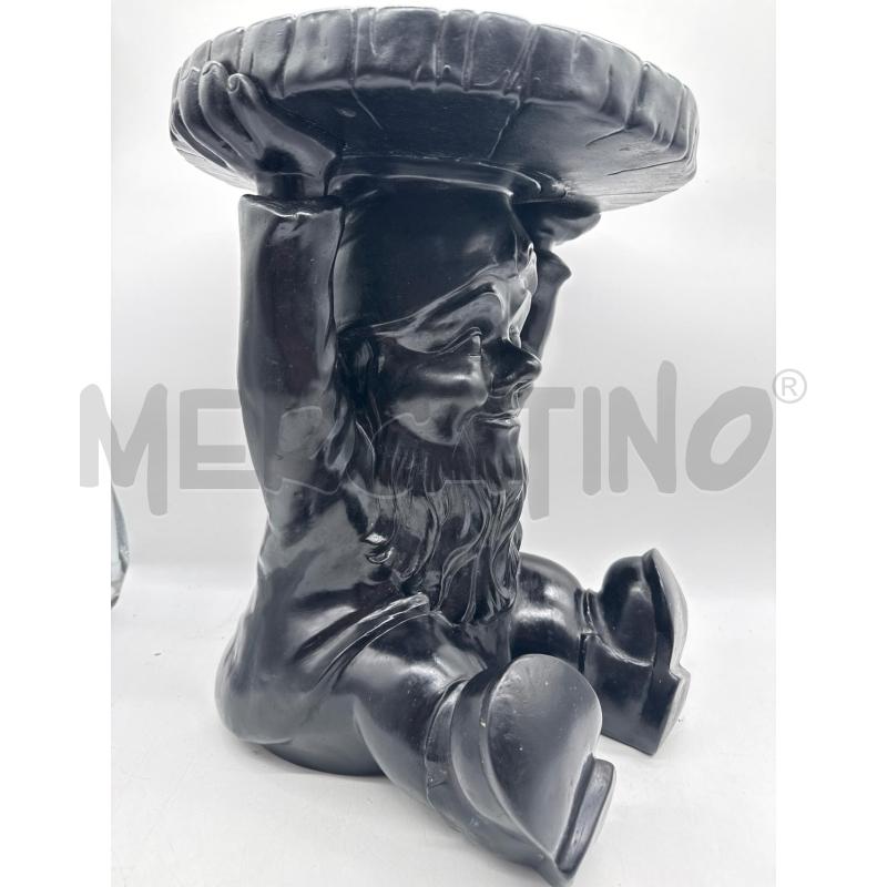 TAVOLINO GNOMO ATTILA KARTELL NERO | Mercatino dell'Usato Roma montemario 2