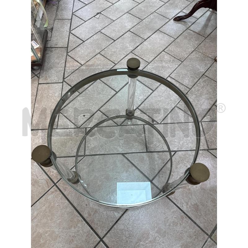 TAVOLINO SALOTTON TONDO PLEXY | Mercatino dell'Usato Roma montemario 2