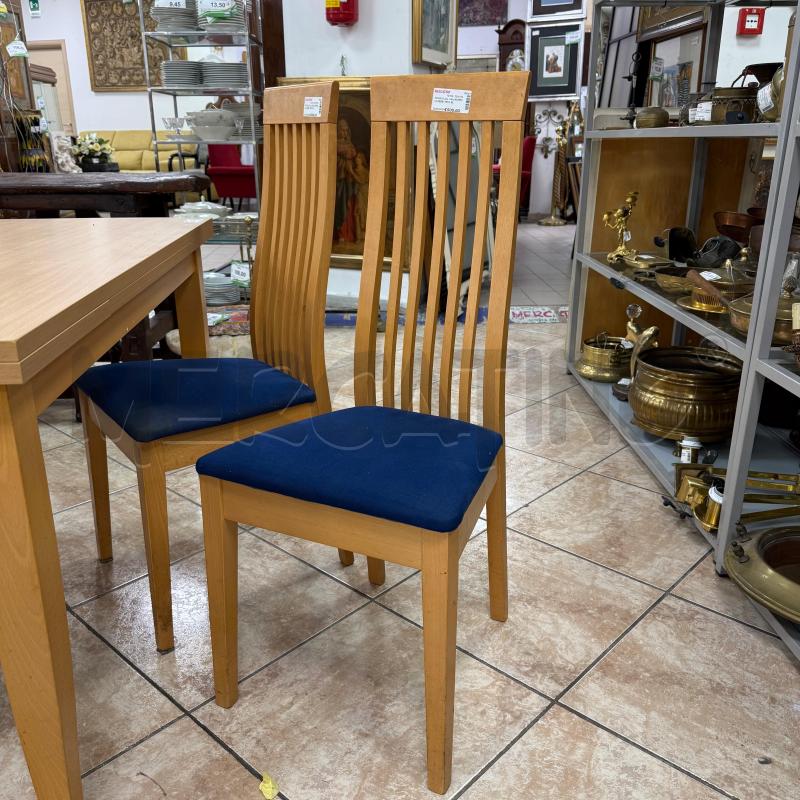 TAVOLO ALL CALLIGARIS+4 SEDIE TESS BLU | Mercatino dell'Usato Roma montemario 3
