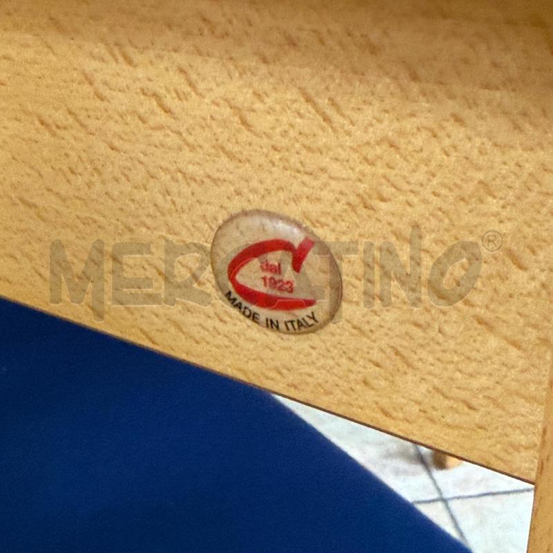 TAVOLO ALL CALLIGARIS+4 SEDIE TESS BLU | Mercatino dell'Usato Roma montemario 4