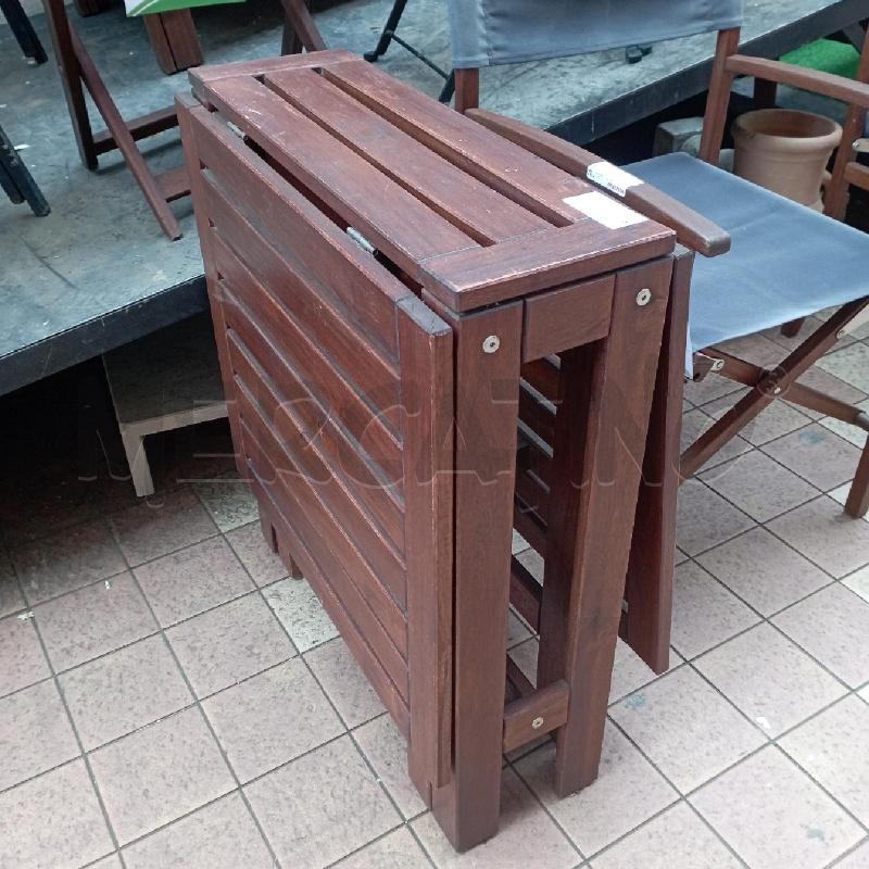 TAVOLO A BANDELLE PIEGH TEAK | Mercatino dell'Usato Roma montemario 1