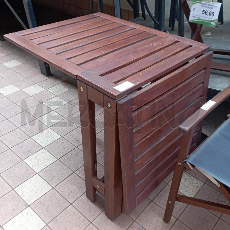 TAVOLO A BANDELLE PIEGH TEAK | Mercatino dell'Usato Roma montemario 2