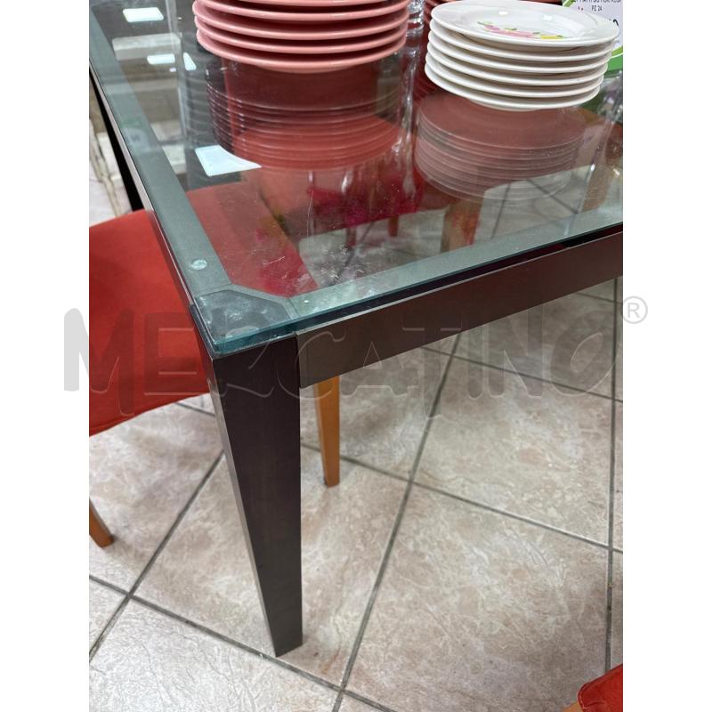 TAVOLO CRISTALLO MOD LAURANA  240X100 | Mercatino dell'Usato Roma montemario 2