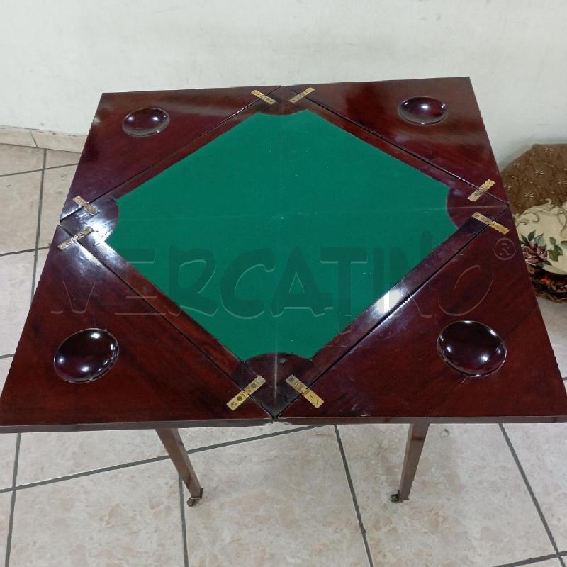 TAVOLO DA GIOCO APRIIBILE NOCE | Mercatino dell'Usato Roma montemario 4