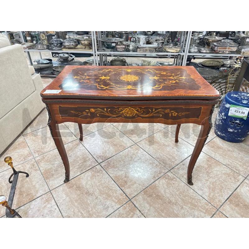 TAVOLO GIOCO INTARSIATO | Mercatino dell'Usato Roma montemario 1