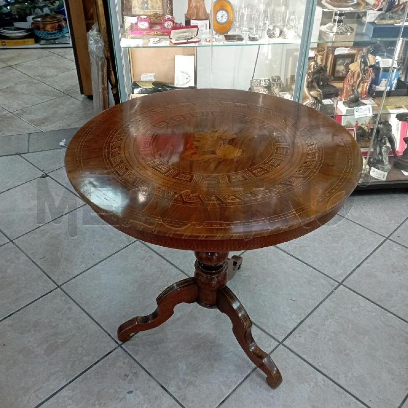 TAVOLO INTARSI TONDO | Mercatino dell'Usato Roma montemario 1