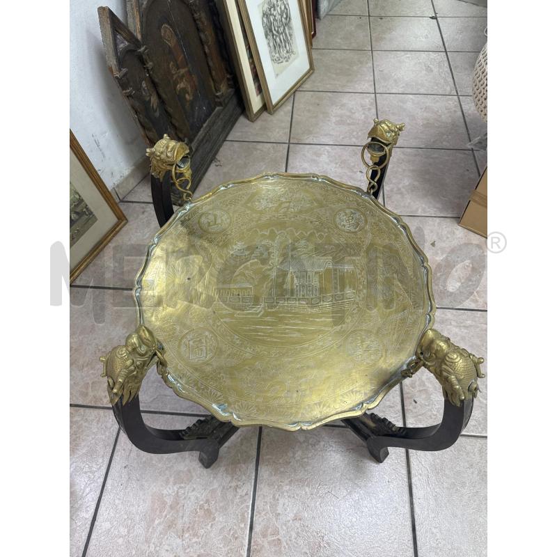 TAVOLO ORIENTALE P/OTTONE DA RIV | Mercatino dell'Usato Roma montemario 2