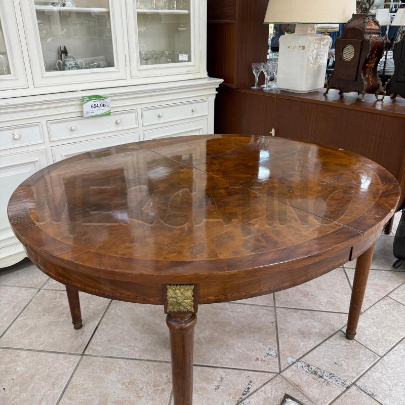 TAVOLO OVALE ALL NEOCLASSICO SENZA PROL | Mercatino dell'Usato Roma montemario 3