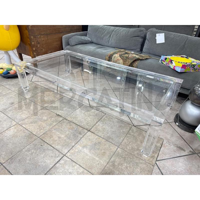 TAVOLO SALOTTO RETT PLEXIGLASS | Mercatino dell'Usato Roma montemario 1