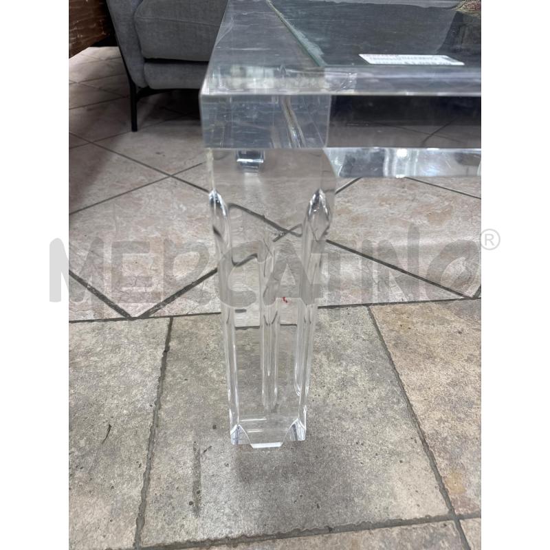 TAVOLO SALOTTO RETT PLEXIGLASS | Mercatino dell'Usato Roma montemario 3