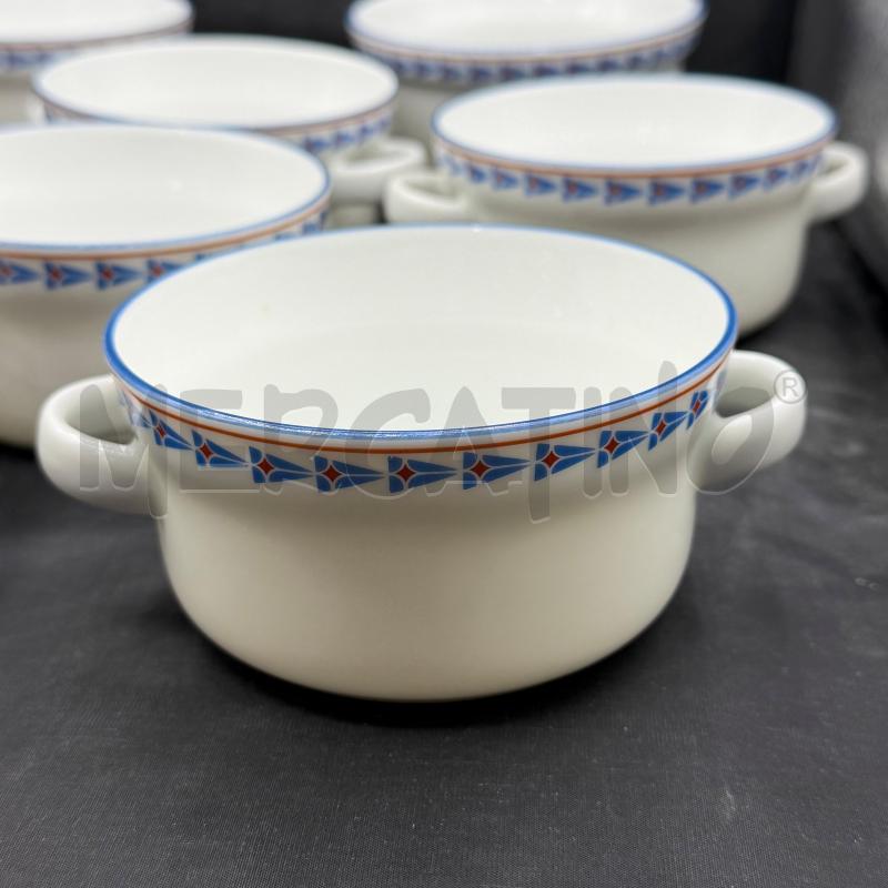 TAZZE PZ.14+2 GINORI BANDIERE BLU | Mercatino dell'Usato Roma montemario 2