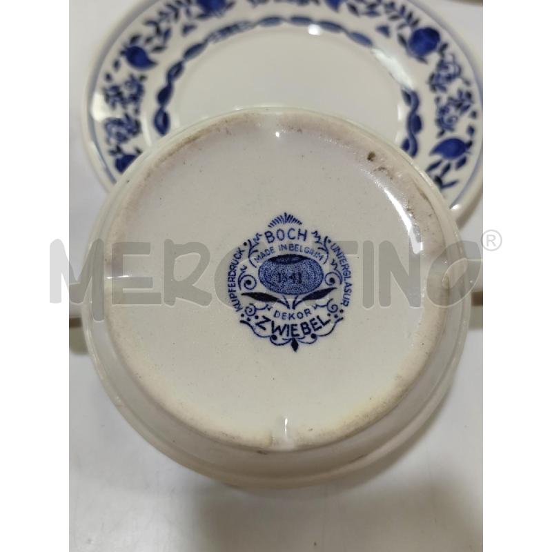 TAZZE PZ. 6 CONSOMME BOCH WIEBEL FIORI BLU | Mercatino dell'Usato Roma montemario 3