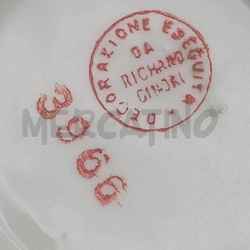 TAZZE TE PZ.10 GINORI FESTONI ROSE | Mercatino dell'Usato Roma montemario 5