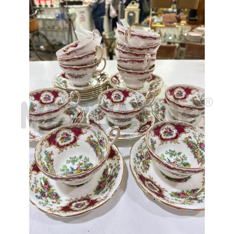 TAZZE THE COALPORT BROADWAY MARONE 12+1 TAZZE | Mercatino dell'Usato Roma montemario 1