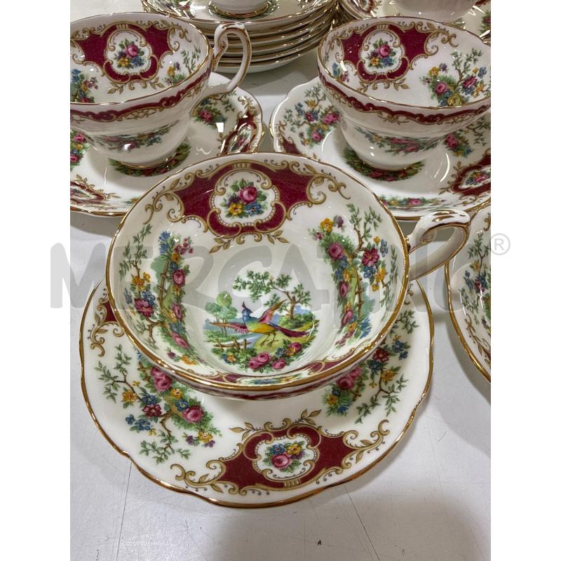 TAZZE THE COALPORT BROADWAY MARONE 12+1 TAZZE | Mercatino dell'Usato Roma montemario 2