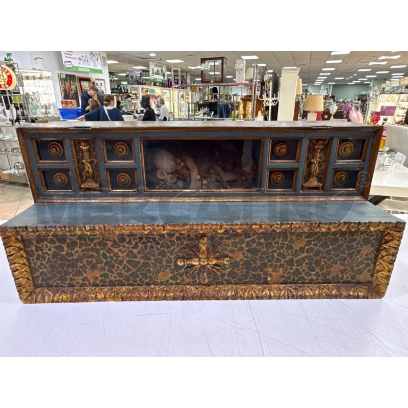 TECA VOTIVA LEGNO BAMBINO EPOCA | Mercatino dell'Usato Roma montemario 1