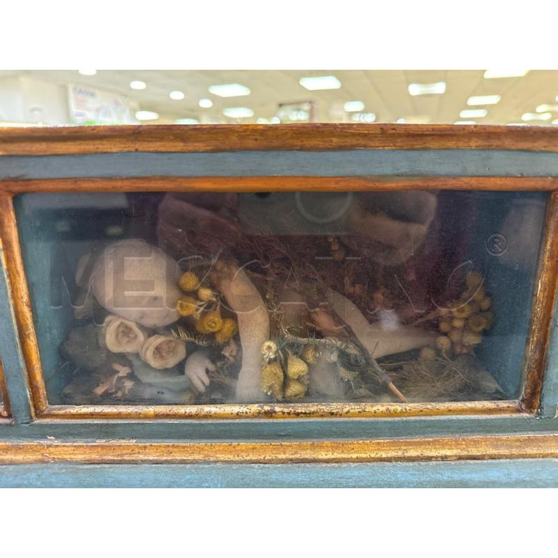 TECA VOTIVA LEGNO BAMBINO EPOCA | Mercatino dell'Usato Roma montemario 2