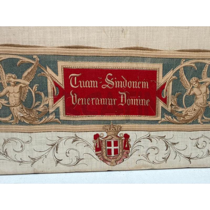 TELA OSTENSORIO SINDONE TORINESE 1898 | Mercatino dell'Usato Roma montemario 3