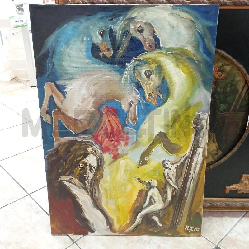 TELA TRE CAVALLI FIGURE | Mercatino dell'Usato Roma montemario 1